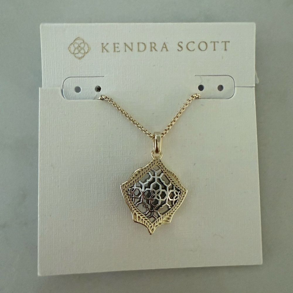 Kendra Scott Gold Adjustable Filigree Necklace